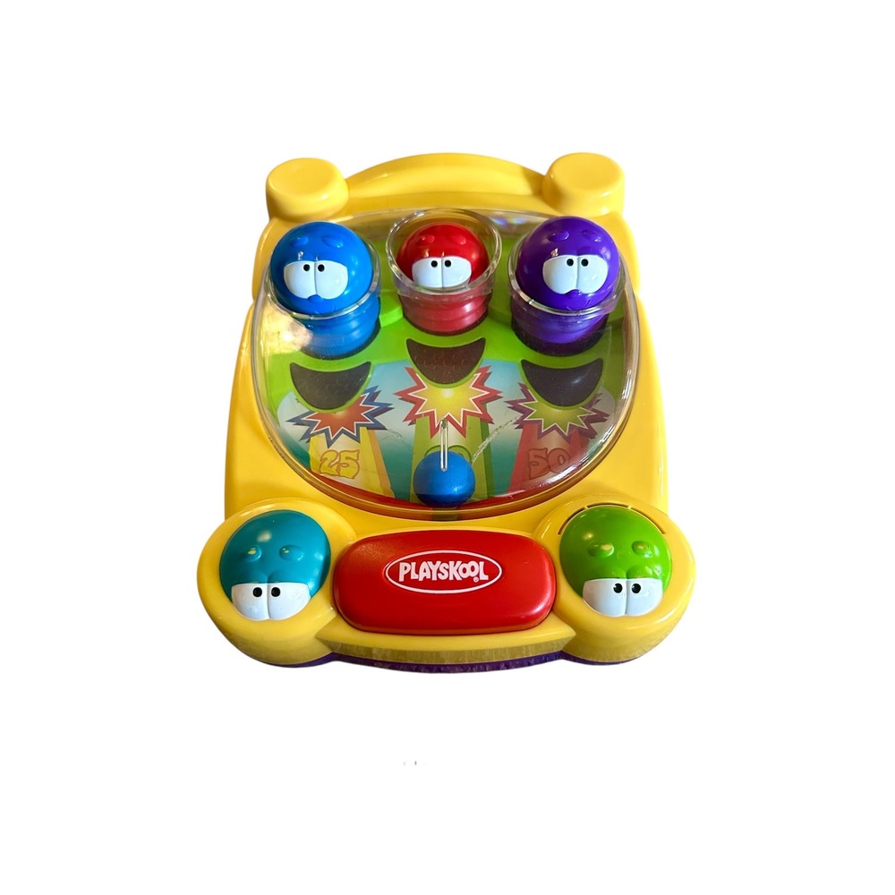 Playskool Poppin Bedbugs Pinball Machine Y2K 2002 Toddler Kids Toy‎